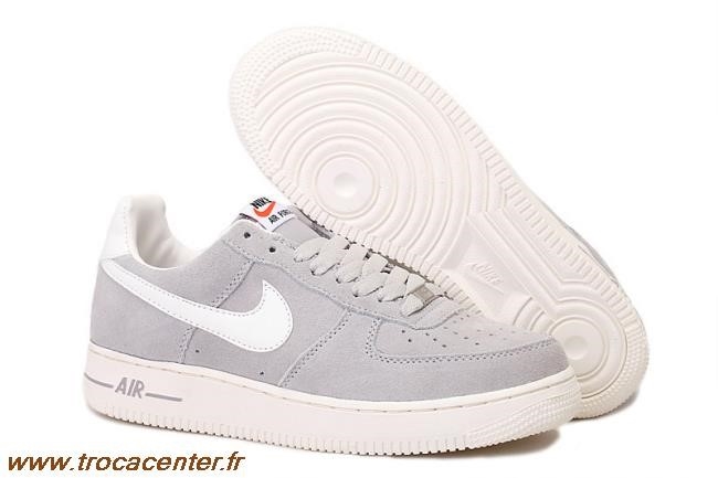 nike air force 1 suede argent