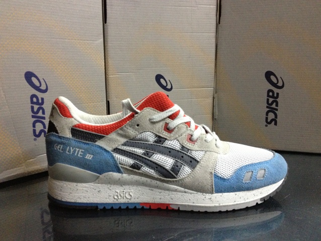 asics gel lyte 3 bleu et blanc