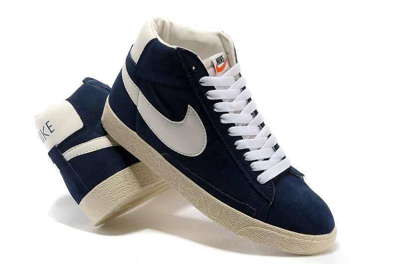 nike blazer high brun