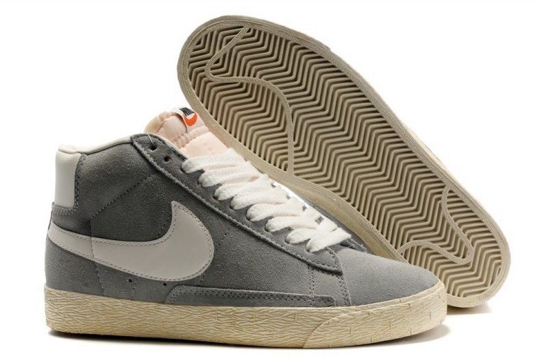 nike blazer high vintage homme argent